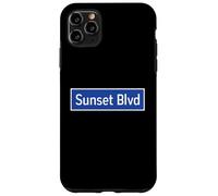 Sunset BLVD Los Angeles Panneau Hollywood Echo Park Lake Stars Coque pour iPhone 11 Pro Max
