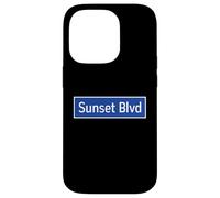 Sunset BLVD Los Angeles Panneau Hollywood Echo Park Lake Stars Coque pour iPhone 14 Pro