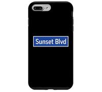 Sunset BLVD Los Angeles Panneau Hollywood Echo Park Lake Stars Coque pour iPhone 7 Plus/8 Plus