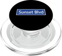 Sunset BLVD Los Angeles Panneau Hollywood Echo Park Lake Stars PopSockets PopGrip pour MagSafe