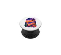 Sunset Club : retrouvez-Moi au Sunset Tropical Beach Bonfire PopSockets PopGrip Adhésif