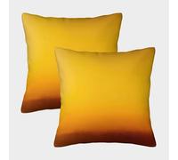 Sunset Gradient-Warm Abstract Art Housse Coussin 2 Pièces Available All Seasons Taie d'oreiller Décor Confortable Taies d'oreiller pour Salon Maison De Campagne 45x45cm
