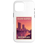 Sunset Grand Rapids Michigan Sunrise Dawn Voyage Art Graphic Coque pour iPhone 16 Pro Max