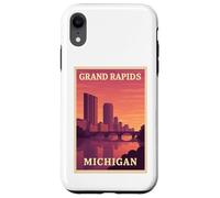 Sunset Grand Rapids Michigan Sunrise Dawn Voyage Art Graphic Coque pour iPhone XR