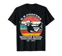 Sunset : légende Urbaine cryptique de l'école de Parachutisme D.B. Cooper T-Shirt