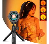 Sunset Light Lumières vidéo pour la photographie Ins Live Streaming Projecteur Atmosphere Light Night Lamp Bar Coffee Stores