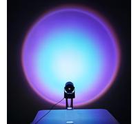 Sunset Night Light Light Lampe LED, Rotation de 90 degrés Rainbow Sunset Sunset Lampe de projection, Lumière de LED romantique pour adultes pour enfants, Sunset Night Light for Home Party Salon Décor