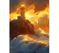 Sunset Ocean Waves,Adult Jigsaw Puzzle 1000 Pieces,Educational Games, Brain Challenges, Jigsaw Puzzles for Adults and Kids,26x38cm