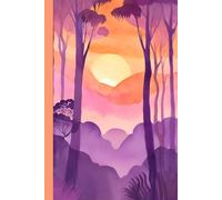 Sunset Over The Jungle Notebook: Sunset In The Jungle Journal