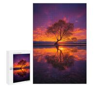 Sunset Reflections Nature's Artistry Puzzle 1000 Pièces Educa Jouet en Bois Cadeau Unique Décoration Intérieure Jeu Éducatif Challenge Toy Adultes Et Enfants À Partir De 14 Ans 1000 PCS