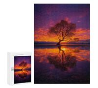 Sunset Reflections Nature's Artistry Puzzle 300 Pièces Educa Jouet en Bois Cadeau Unique Décoration Intérieure Jeu Éducatif Challenge Toy Adultes Et Enfants À Partir De 14 Ans 300 PCS