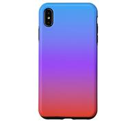 Sunset Sky Gradient - Blue Purple Orange Ombre Coque pour iPhone XS Max