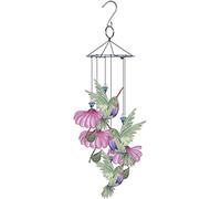 Sunset Vista Designs 93713 Carillon à Vent Fait à la Main Motif Jardins Peints 38,1 cm