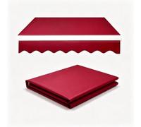 Sunsetter Retractable Sun Shade, tissu Oxford imperméable | Couverture résistante aux UV, sans cadre, coupe personnalisée, porte de patio, court, taille (15,19 x 10 pieds/5,8 x 3 m)