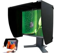 Sunshade de Moniteur, Screen Sun Visor Adporable Monitor Hood, Panneau latéral Pliable Displayshading pour Les écrans et Ordinateurs Portables de l'ordinateur de Bureau 17-27 "