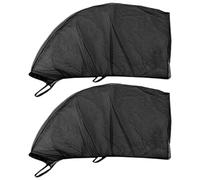 Sunshade de soleil à l'épreuve des moustiques pour les voitures | Rideaux de fenêtre de voiture en filet | Ensemble de 2 fenêtres de voiture à coupe UV extensible Net Excellente protection de la confi