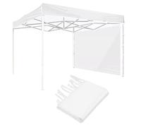 Sunshade Sidewall - Four Corner 4X Side Outdoor Tarpaulin Cover Instant Folding Canopy Sunwall UV Protection Tent Shade Awning for Yard Beach Patio Garden Deck Poolside Outdoor