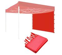 Sunshade Sidewall - Four Corner 4X Side Outdoor Tarpaulin Cover Instant Folding Canopy Sunwall UV Protection Tent Shade Awning for Yard Beach Patio Garden Deck Poolside Outdoor
