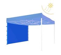 Sunshade Sidewall - Four Corner 4X Side Outdoor Tarpaulin Cover Instant Folding Canopy Sunwall UV Protection Tent Shade Awning for Yard Beach Patio Garden Deck Poolside Outdoor