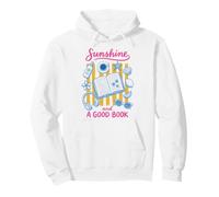 Sunshine and A Good Book Summer Reading Beach Reads Bookworm Sweat à Capuche