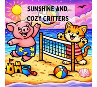 Sunshine and Cozy Critters: Relax and Unwind with bold and easy summer coloring pages.