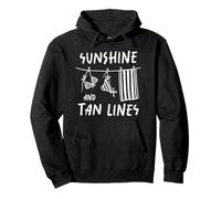 Sunshine and Tan Lines Summer Beach Vacation Maillots de Bain Bikini Sweat à Capuche