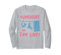 Sunshine and Tan Lines Summer Beach Vacation Swimwear Bikini Manche Longue