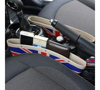 Sunshine Fly 2pcs Siège De Voiture Espace Anti-Fuite Sac De Rangement Pour Mini Cooper Countryman Clubman R55 R56 R57 R58 R59 R60 R61 AUTO Accessoires