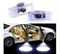 Sunshine Fly Lot de 2 Voiture de Porte Logo Éclairage LED Bienvenue Logo de projection Light Laser Porte s'allume Logo (B)