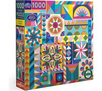 Sunshine Garden Coloré 1000 Pièces-Puzzle En Carton Recyclé-Dimensions 58,5 Cm De Côté, Pztsng