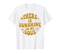 Sunshine in My Soul Retro Positive Vibes T-Shirt