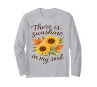 Sunshine in My Soul Sunflower Automne Vêtements pour Femme Manche Longue