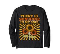 Sunshine in My Soul Sunflower Automne Vêtements pour Femme Manche Longue