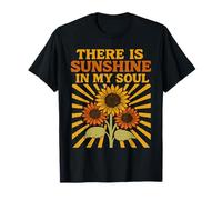 Sunshine in My Soul Sunflower Automne Vêtements pour Femme T-Shirt