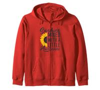 Sunshine Mixed with A Little Hurricane, Cadeau Amusant Tournesol Sweat à Capuche