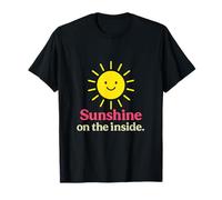Sunshine On The Inside Positive Sun Self Care Nouveauté T-Shirt