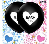 Sunshine Smile 2 PCS Ballon Fille ou Garçon, Gender Reveal Party Decoration, Baby Shower