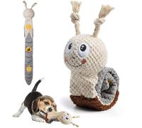 Sunshine smile Jouets à Couinement pour Chiens,Jouet Chien Couineur Interactif,Peluche,Interactifs Chiens Jouets à Mâcher,Jouet Reniflant Chien