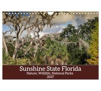 Sunshine State Florida Nature, Wildlife, National Parks (Wall Calendar 2027 DIN A4 landscape), CALVENDO 12 Month Wall Calendar: Florida, home to stunning national parks and awe-inspiring wildlife.