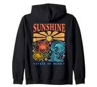 Sunshine State of Mind Cool Beachy Vintage Retro Vibes Sweat à Capuche