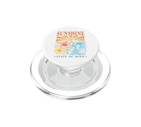 Sunshine State of Mind Tropical Hibiscus Wave Design Beach PopSockets PopGrip pour MagSafe