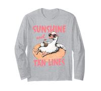 Sunshine Tan Lines Relaxing Duck Summer Beach Manche Longue