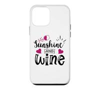 Sunshine & Wine Book Club Merch,Read Between The Wines Women Coque pour iPhone 12 Mini