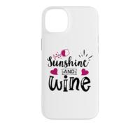 Sunshine & Wine Book Club Merch,Read Between The Wines Women Coque pour iPhone 14 Plus