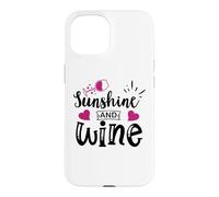 Sunshine & Wine Book Club Merch,Read Between The Wines Women Coque pour iPhone 15