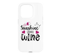Sunshine & Wine Book Club Merch,Read Between The Wines Women Coque pour iPhone 15 Pro
