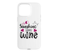 Sunshine & Wine Book Club Merch,Read Between The Wines Women Coque pour iPhone 15 Pro Max