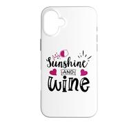 Sunshine & Wine Book Club Merch,Read Between The Wines Women Coque pour iPhone 16 Plus