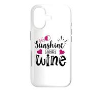 Sunshine & Wine Book Club Merch,Read Between The Wines Women Coque pour iPhone 17