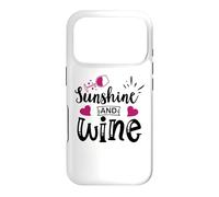 Sunshine & Wine Book Club Merch,Read Between The Wines Women Coque pour iPhone 17 Pro